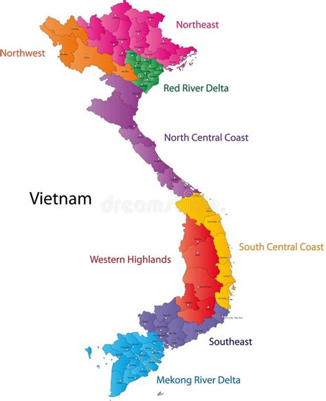 vietnam district map.